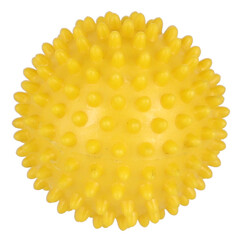 Masážny ježko, žltý 8 cm