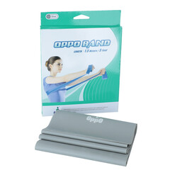 Posilňovacia guma OPPO BAND strieborná s extra silným odporom, 1,5 m