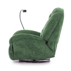 Štýlové relaxačné polohovacie kreslo TRENDY, zelené