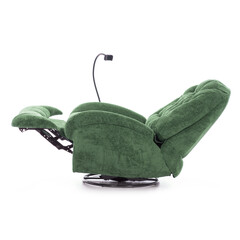 Štýlové relaxačné polohovacie kreslo TRENDY, zelené