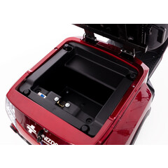 Elektrický trojkolesový skúter CHAMPION pre seniorov a imobilných – výkonný 1000 W motor, červený - ŠKRABANEC NA VOLANTE