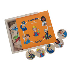 Didaktická hra a puzzle 2v1 Humanico Povolania od Beleduc