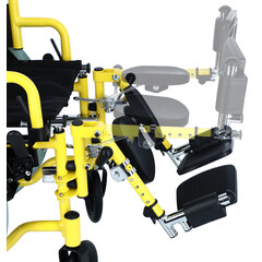 Detský invalidný vozík - BEZ PÔVODNÉHO OBALU, ZNÁMKY POUŽÍVANIA