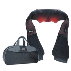 Masážny Shiatsu golier na krk a ramená UNIZDRAV + cestovná taška - POŠKODENÝ PÔVODNÝ OBAL