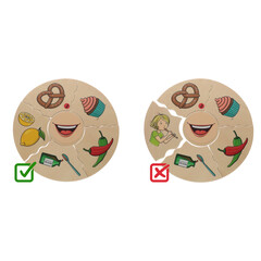 Didaktická hra a puzzle 2v1 Humanico Zmysly od Beleduc