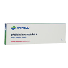 Profesionálny rýchlotest na streptokok A, 1ks