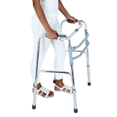 Chodúľka kĺbová skladacia UNIZDRAV - VÝSTAVNÝ KUS SO ZNÁMKAMI POUŽÍVANIA