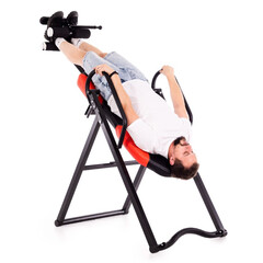 Inverzný stôl s funkciou vibračnej masáže a výhrevu - VÝSTAVNÝ KUS SO ZNÁMKAMI POUŽÍVANIA