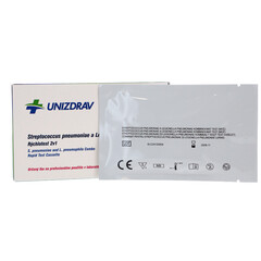 Rýchlotest 2v1 na Streptococcus pneumoniae a Legionella pneumoniae, 1ks