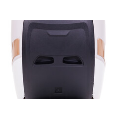 Masážne elektrické kreslo RelaxPro 3D MASSAGER - NADTRHNUTÉ ČALÚNENIE Z VNÚTORNEJ STRANY OPIERKY NÔH