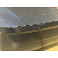 Masážne elektrické kreslo LUX 4D MASSAGER, modrozlaté (Používaný kus)