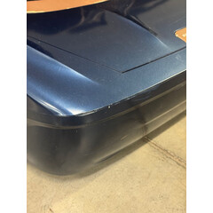 Masážne elektrické kreslo LUX 4D MASSAGER, modrozlaté - MIERNE ŠKRABANCE, VÝSTAVNÝ KUS