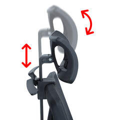 Kancelárska ergonomická stolička UNIZDRAV -  POŠKODENÝ PÔVODNÝ OBAL, MIERNE POŠKODENIE NA OPIERKE