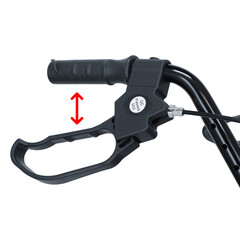 Štvorkolka odľahčená UNIZDRAV, strieborná - BEZ PÔVODNÉHO OBALU, MIERNE ZNÁMKY NA KOLESÁCH PO POUŽÍVANÍ