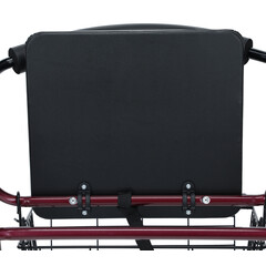 Štvorkolka odľahčená UNIZDRAV, strieborná - BEZ PÔVODNÉHO OBALU, MIERNE ZNÁMKY NA KOLESÁCH PO POUŽÍVANÍ