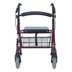 Štvorkolka odľahčená UNIZDRAV, strieborná - BEZ PÔVODNÉHO OBALU, MIERNE ZNÁMKY NA KOLESÁCH PO POUŽÍVANÍ