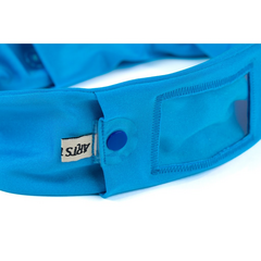 Dia pás na inzulínovú pumpu s okienkom, modrý