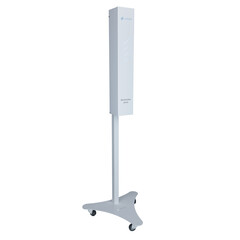 Germicídny žiarič UNIZDRAV uzavretý mobilný UVC 72 – biele vyhotovenie - MIERNE ŠKRABANCE NA ŽIARIČI