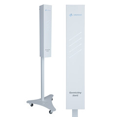 Germicídny žiarič UNIZDRAV uzavretý mobilný UVC 72 – biele vyhotovenie - MIERNE ŠKRABANCE NA ŽIARIČI