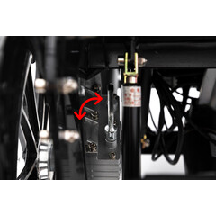 Elektrický invalidný vozík s vertikálnym zdvihom