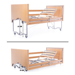 Elektrická polohovacia posteľ COMFORT LOW – s funkciou extra nízkeho polohovania