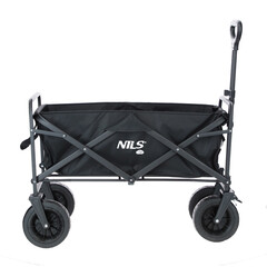 Skladací prepravný vozík s nosnosťou 90kg, čierny