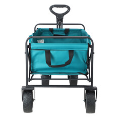 Skladací prepravný vozík s nosnosťou 90kg, tyrkysový