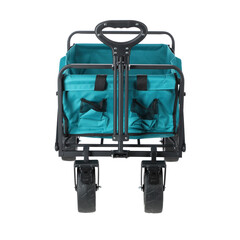 Skladací prepravný vozík s nosnosťou 90kg, tyrkysový