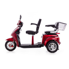 Elektrický dvojmiestny skúter CHAMPION DUO pre seniorov a imobilných – výkonný 1000 W motor (Výstavný kus)
