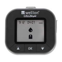 Glukomer Wellion Calla light, sivý