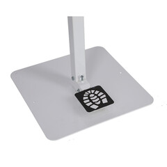 Stojan biely na dezinfekciu rúk, bez dezinfekcie, 110 cm