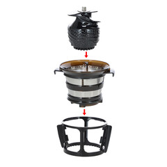 Odšťavovač Hurom H-AA, strieborný