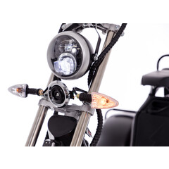 Elektrický CHOPPER UNIZDRAV PRO trojkolesový – výkonný 2000 W motor - NAJAZDENÝCH 56 KM, MIERNE ŠKRABANCE NA BLATNÍKU