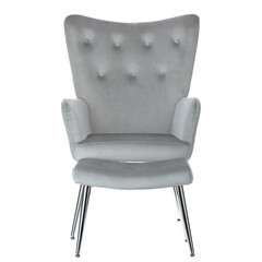 Relaxačné kreslo s podnožkou Silver Luxury