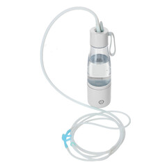 Fľaša na výrobu vodíkovej vody, biela