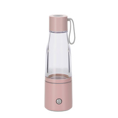 Fľaša na výrobu vodíkovej vody, ružová