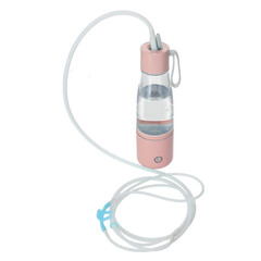 Fľaša na výrobu vodíkovej vody, ružová