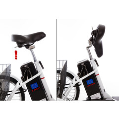 Trojkolesový elektrický bicykel Tornádo ZTECH, biely