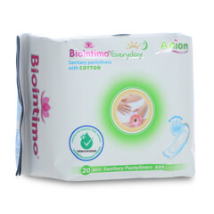 BIOINTIMO Aniónové hygienické vložky intimky, 20 ks
