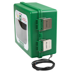 Exteriérová skrinka na AED defibrilátor s alarmom a vyhrievaním