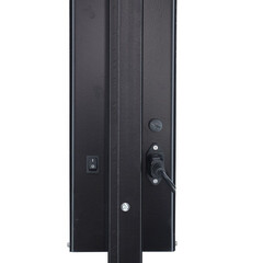 Germicídny žiarič UNIZDRAV uzavretý mobilný – čierne vyhotovenie - MIERNE ODRETÁ HRANA NA ŽIARIČI