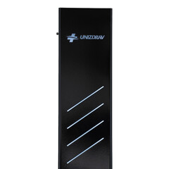 Germicídny žiarič UNIZDRAV uzavretý mobilný – čierne vyhotovenie - MIERNE ODRETÁ HRANA NA ŽIARIČI