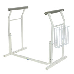 Toaletná opora s úložným košíkom UNIZDRAV