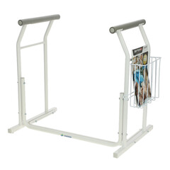 Toaletná opora s úložným košíkom UNIZDRAV