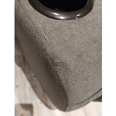 Relaxačné polohovacie kreslo, antracitová látka (Používaný kus)