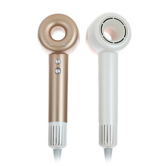 Fén na vlasy s ionizátorom vzduchu, zlato-biely