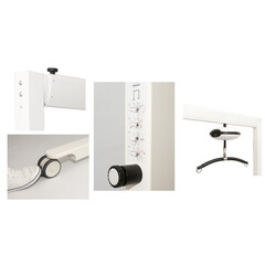 Stropný zdvihák LUNA s prenosnou konštrukciou Mobile Flex 3000