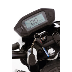 Elektrická motorka e-Flex, čierna