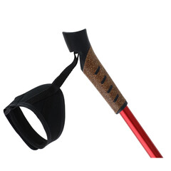 Trekingové palice, červené