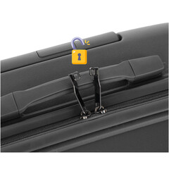 Cestovný kufor, čierny